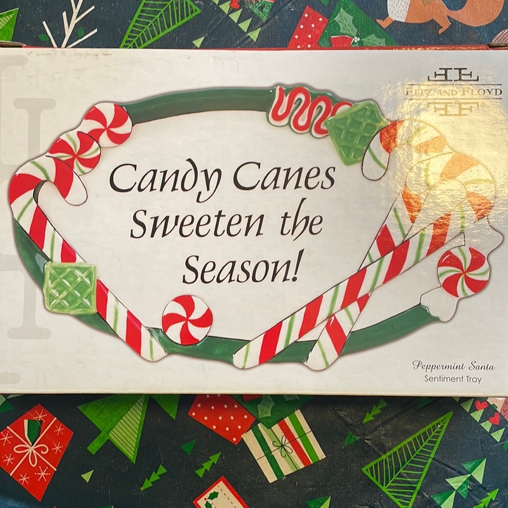 Fits and Floyd holiday candy dish